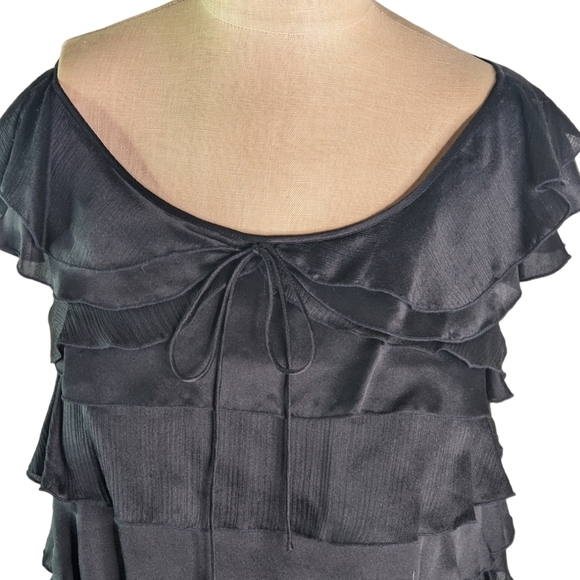 Love Moschino Silk Ruffle Dress, Sz 8 , NWT